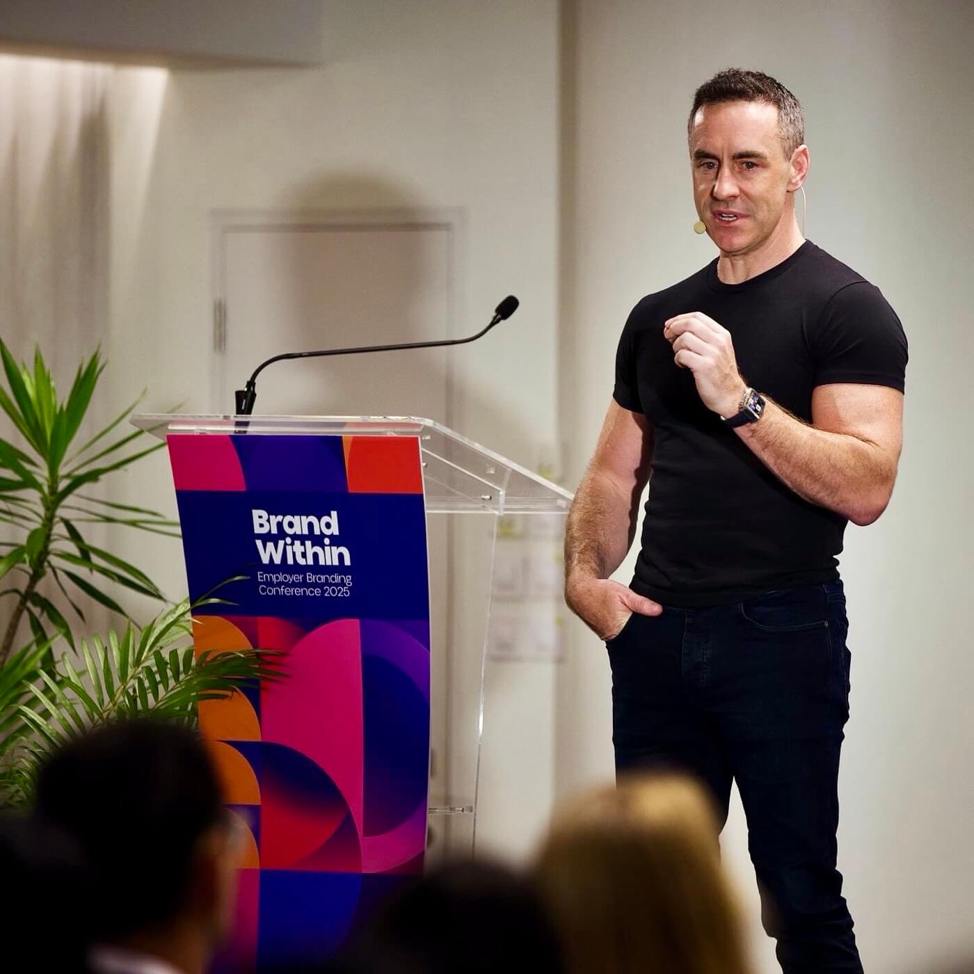 Bryan Adams keynote at Brand Within Employer Branding Conference 2025